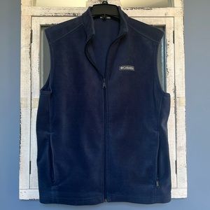 SOLD: Columbia Steens Mountain fleece vest - Navy - Medium
